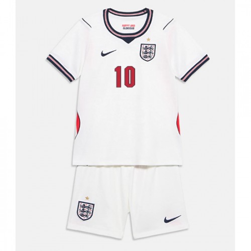 England Jude Bellingham #10 Replika Hemmatröja Barn VM 2026 Kortärmad (+ Korta byxor)